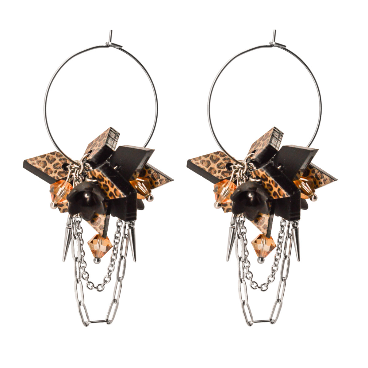 MURSKA flowers wild leopard korvakorut